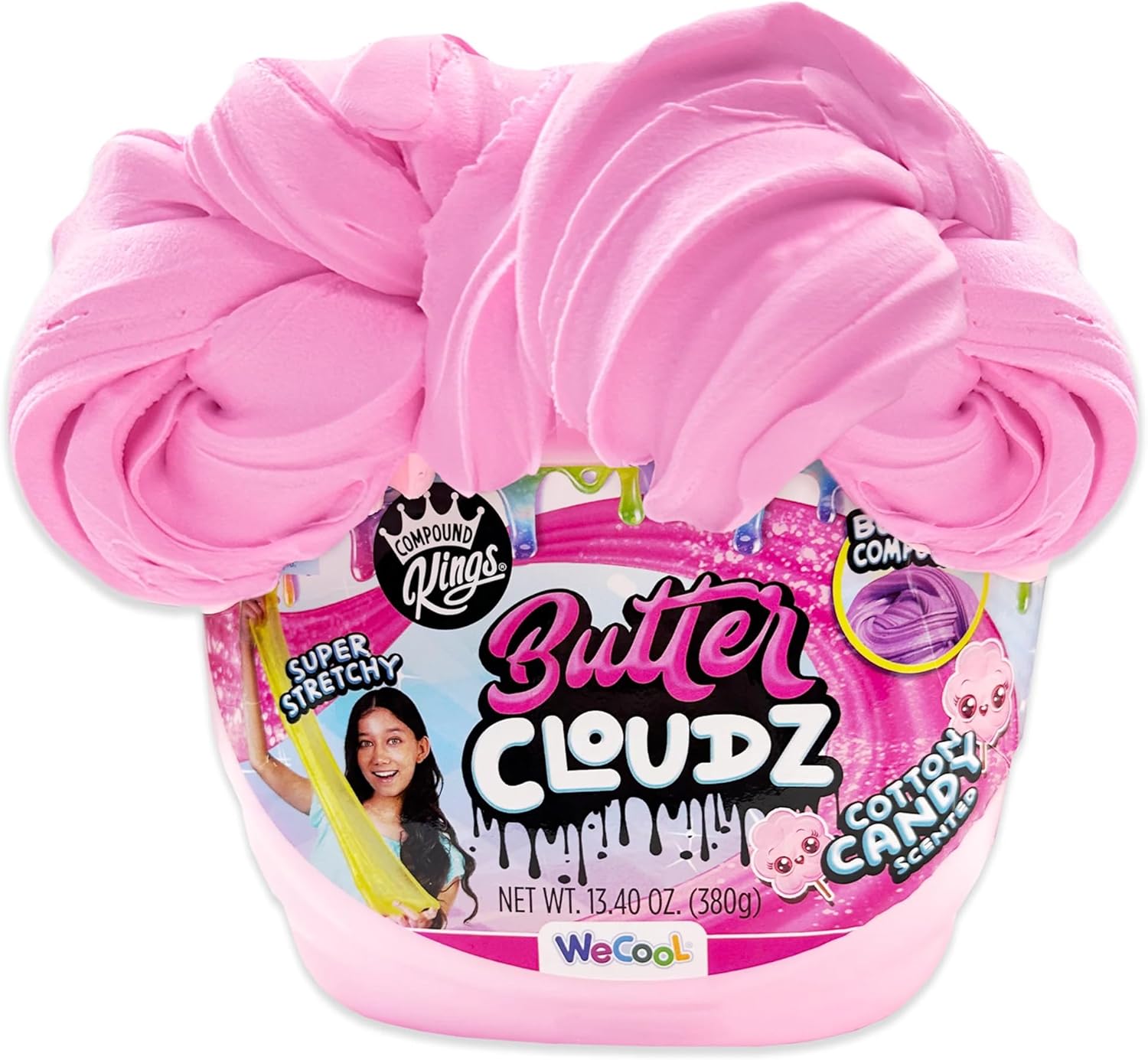 Fluffy Butter Cloudz Scented Large Slime