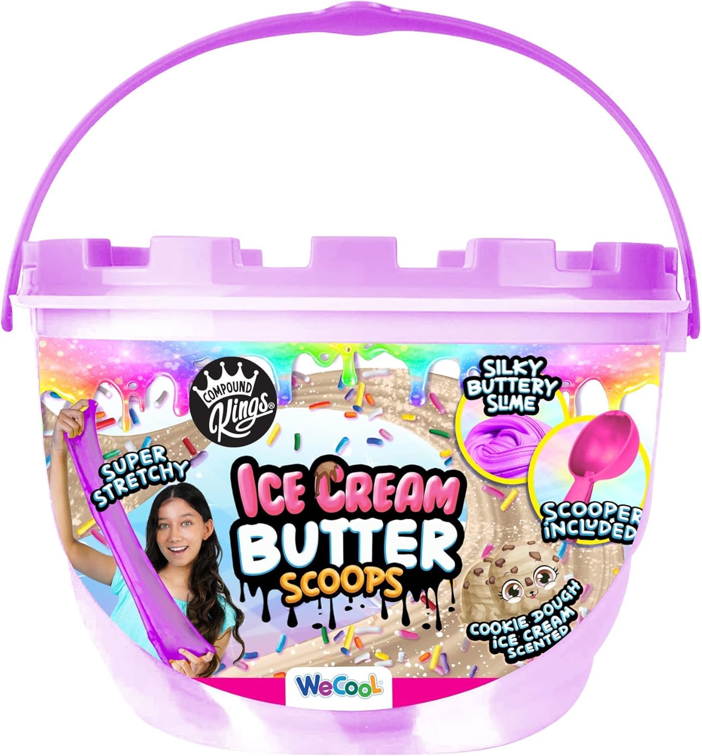 Ice Cream Butter Cloudz Scented Large Slime Bucket