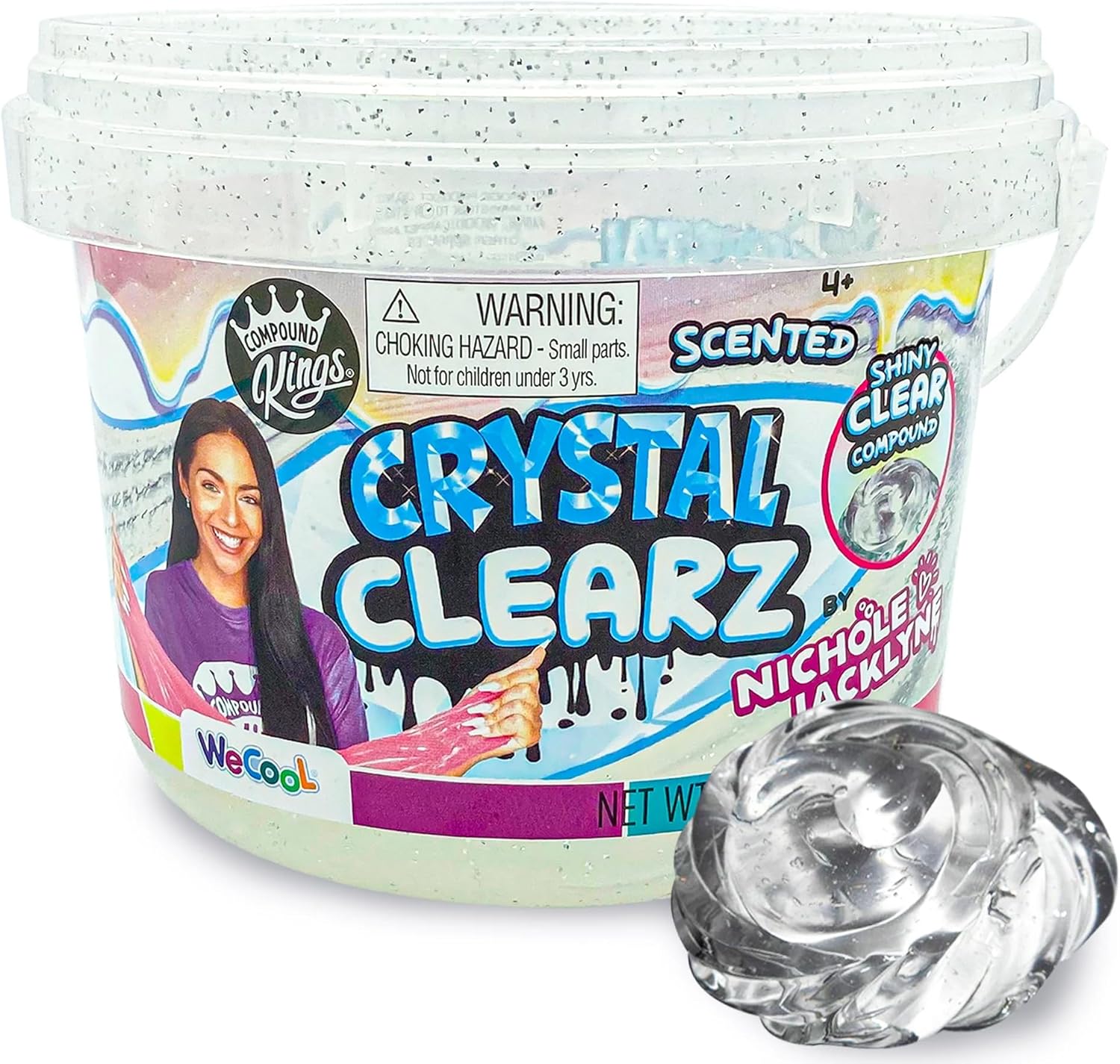 Fluffy Scented Crystal Clearz Slime Bucket